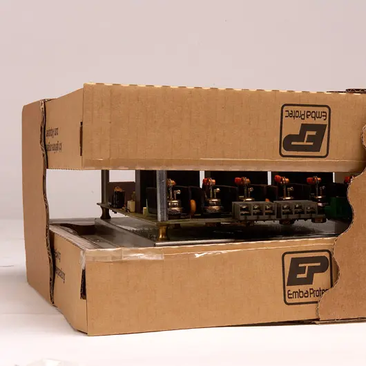 Suspension Packaging for Delicate Electronics